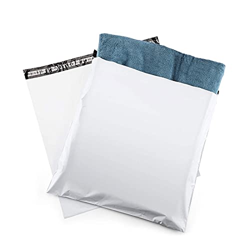 Bolsas de plástico para envíos de paquetes e-commerce autoadhesivas - Sobre embalaje blanco (40X55CM (100 UNIDADES))