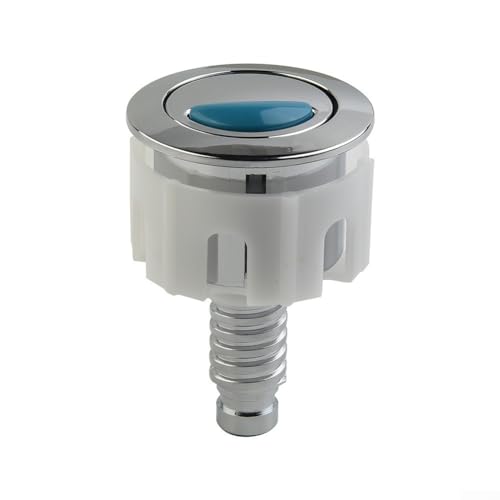 Botón de descarga de inodoro, resorte de acero inoxidable 304 medio/actuador de empuje completo para válvula de armario de agua de 38 a 49 mm para reparación de inodoro de baño