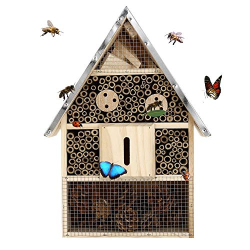 Buddy Wild Hotel de Insectos 28x9.5x40cm - Casa de Insectos Ecologica para Abejas