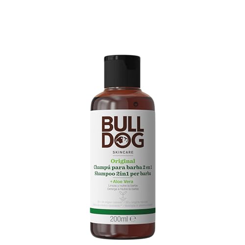 Bulldog Skincare For Men Original Champu Y Acondicionador Barba - Blanco, 200 ml (Paquete De 1)