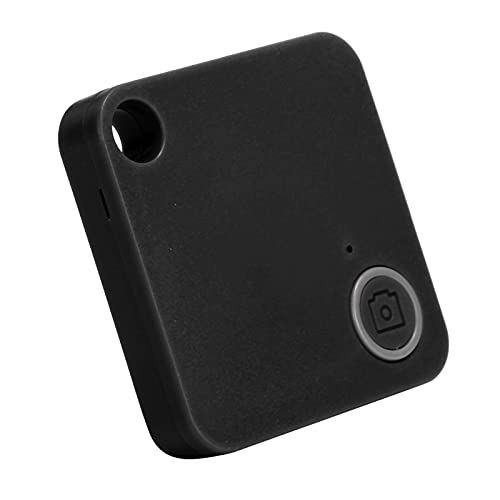 Buscador de teclas antipérdidas Bluetooth, localizador de objetos antipérdidos, dispositivo de seguimiento antirrobo para niños y mascotas, billetera, buscador de llaves Bluetooth (negro)