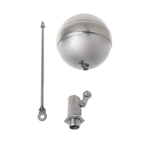 Buwei Válvula de sensor de flotador de control de flujo de acero inoxidable de bola de tanque de agua de rosca macho DN15