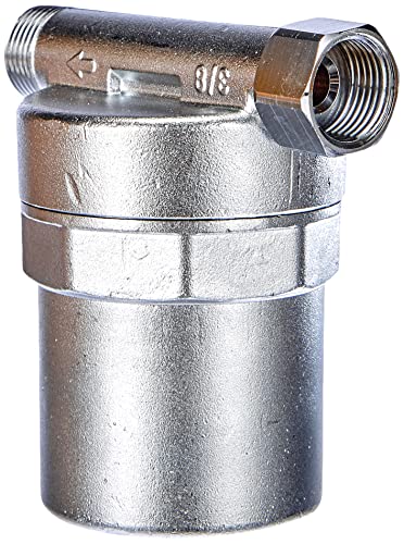 Caleffi - Antishock - Amortiguador de Golpe de ariete para tubería, para fregaderos, lavabos y lavadoras, conexión 3/8"F para Rosca 3/8" M - Cromado - Modelo n. 525130