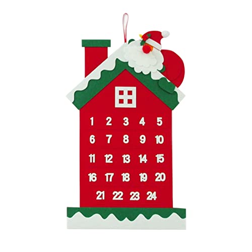 Calendario de adviento, Navidad Año Nuevo Decoaciones for Adornos de eventos for el hogar 2022 Calendario de Navidad Santa Claus Muñeco de nieve Navidad Adviento Temporizador Niños Regalo (Color : C