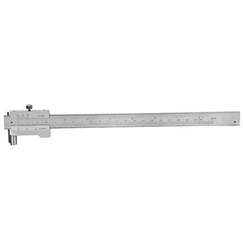 Calibrador Vernier de 0-200 mm, medidor de marcado paralelo hecho de acero inoxidable para medir y trazar varios tipos de mecanizado(0-200mm)