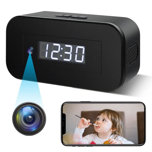 Cámara Espía 1080P WiFi Mini Cámara Espía Oculta con Visión Nocturna/Detección De Movimiento/Compartir Función Ver El Vídeo Y El Audio En Tiempo Real En Su Teléfono