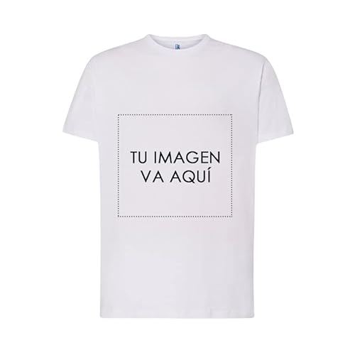 Camiseta Personalizada | Manga Corta | para Hombre | 98% Algodón | Impresión De Calidad | Elige tu Talla y Color Ideal |