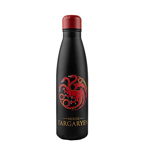 Cinereplicas Game of Thrones - Botella isotérmica 500ml Acero inoxidable - Licencia Oficial (Targaryen)