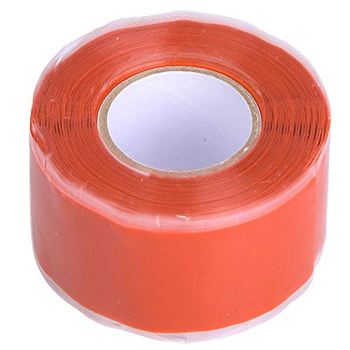 Cinta adhesiva, cinta impermeable de 3 cm Adhesión fuerte Tubos de PVC PPR Suministros de reparación Cinta selladora para tubo de fundición de hierro, tubo de plástico duro, tubo de metal(rojo)