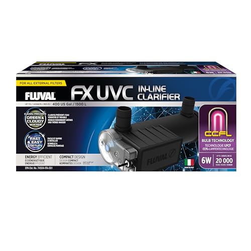 Clarificador UVC de Acuarios para Filtros Fluvla FX, 6W