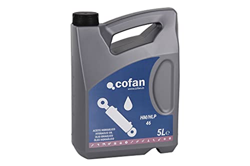 Cofan Aceite Hidráulico 5 L | Para un buen mantenimiento de las maquinarias | Lubricante mineral