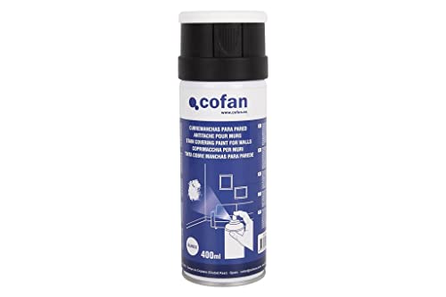 Cofan Cubremanchas en Spray para Paredes | Color Blanco | Envases de 400 ml