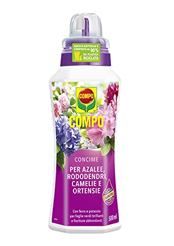 Compo 1406202005 para Azaleas, Rhododendron y Camelias Fertilizantes, 500 ml, Verde