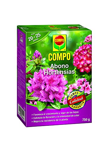 Compo Abono de hortensias y Camelias para Plantas de Interior, terraza y jardín, Fertilizante líquido con Extra de Hierro, 750 g