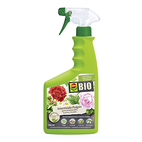 COMPO BIO Insecticida Pulgón, Para plantas ornamentales, huerta y frutales, Apto para agricultura ecológica, Pulverizador, 750 ml