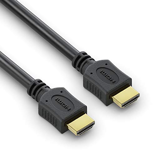 conecto Cable HDMI Alta Velocidad con Ethernet, Ultra-HD, conector chapado en oro, 4K, negro, 1,50m
