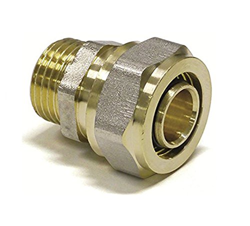 Conector recto de 16 mm – 1/2" macho – Ajuste de compresión, tipo de accesorios: PEX-AL-PEX (1)