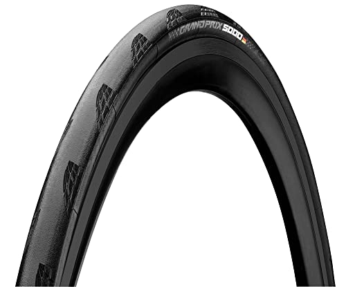 Continental Grand Prix 5000 Neumático plegable para bicicleta, Unisex Adulto, Negro, 25-622 | 700 x 25C