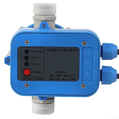 Control de bomba digital, regulador de presión automático equipado con sensor de presión integrado para bombeo de pozo, suministro de agua doméstico