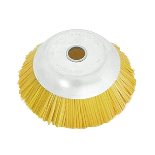 Conveniente Rueda de nylon alambre Tazón Tipo duradero Accesorios Cortador Herramienta for el jardín de malezas cepillo cabezal de corte cortadora de césped Weed desbrozadora duradero decorativo
