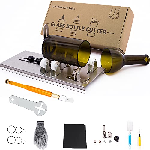 Cortador de botellas de cristal, máquina de bricolaje para cortar vino, botellas de cerveza