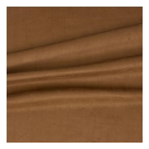 Craftelier - Tela de Antelina de Doble Cara Ideal para Composiciones con Telas y Accesorios, Scrapbooking y otras Manualidades | Tamaño Aprox. 50 x 70 cm (19,7" x 27,6") - Color Marrón Canela