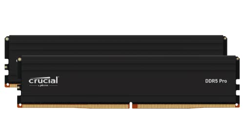 Crucial Pro RAM 32GB (2x16GB) DDR5 5600MT/s (o 5200MT/s o 4800MT/s) Kit de Memoria de Escritorio CP2K16G56C46U5