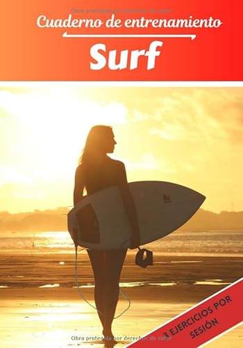 Cuaderno de entrenamiento Surf: Planificación y seguimiento de las sesiones deportivas | Objetivos de ejercicio y entrenamiento para progresar | Pasión deportiva: Surf | Idea de regalo |