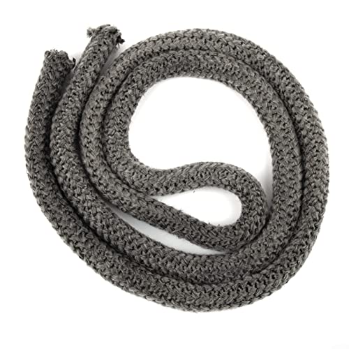 Cuerda de sellado para estufas de fibra de vidrio, junta de horno, resistente al fuego, 20 mm, 2 m de largo