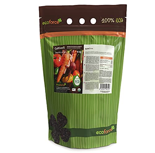 CULTIVERS Abono Ecológico Huerto de 5 Kg. Fertilizante de Origen 100% Orgánico y Natural Microgránulado. Mejora la Productividad de los Cultivos Liberación Lenta