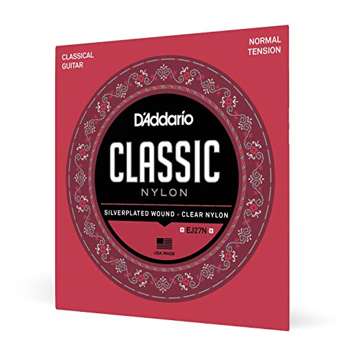 D'Addario Cuerdas para Guitarra Española | EJ27N Juego de Cuerdas Clásica de Nylon