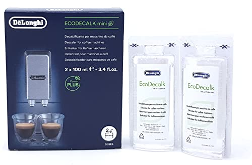 De Longhi - Ecodecalk desincrustante, líquido para cafeteras espresso Magnifica, 2 botellas de 100 ml