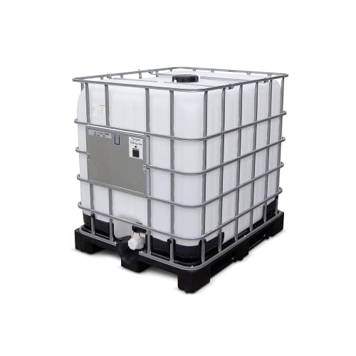 Depósito de 1000 litros. IBC-GRG. Ideal para almacenamiento de agua y otros fluidos.