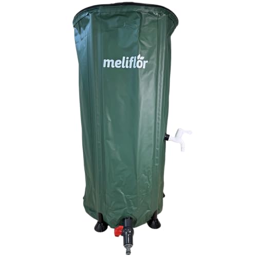 Depósito Flexible Meliflor (1000L) Contenedor Resistencia, para Almacenamiento o Recogida de Agua.