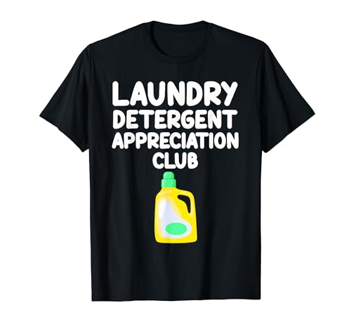 Detergente para ropa de club de apreciación jabón lavado ropa limpia Camiseta