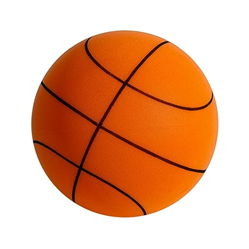 Dicetris Baloncesto silencioso, Balón de Baloncesto silencioso, Silent Basketball Dribbling Indoor, 2023 Uncoated High Density Foam Ball, Balón Baloncesto silencioso fácil agarrar