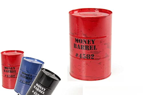 Di&Gi Hucha lata cilindro barril petróleo 10 x 15 cm - Colores surtidos