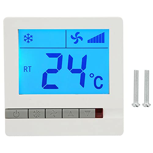 Digital Basic Tat Heat Only Home LCD Digital Thermostat Delay Compr R Protection Fan Coil Unit Controlador de Temperatura 10 * 10 * 5