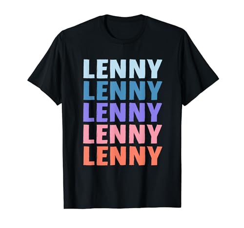Divertido regalo nombre Lenny personalizado primer nombre Camiseta