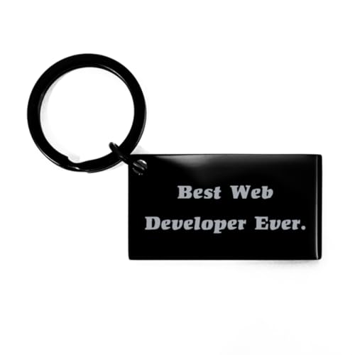 Divertidos regalos para desarrolladores web, el mejor desarrollador web de la historia, idea única, llavero de cumpleaños para amigos de compañeros de trabajo, herramientas de desarrollo web, regalos