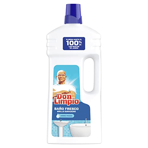 Don Limpio Baño Limpiador Liquido 1.3l, Producto de limpieza para Baño Con Tecnología Antigoteo, Elimina el 100 % de los Restos de Jabon