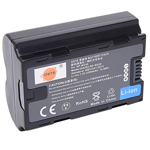 DSTE - Batería de ion de litio compatible con cámara digital Fuji NP-W235 XT4 X-H2 X-H2S