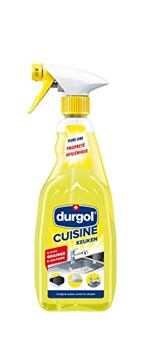 Durgol - Limpiador especial antical y grasa para toda la cocina - Elimina la cal y la grasa, biodegradable - Versión francesa - 1 x 500 ml
