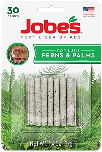 Easy Gardener Jobe's/Jobes - Picos de Fertilizante para Plantas de Helecho y Palmera (30 Unidades)