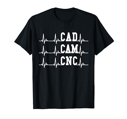 ECG de latido del corazón CNC | Operador de fresadora CNC Camiseta