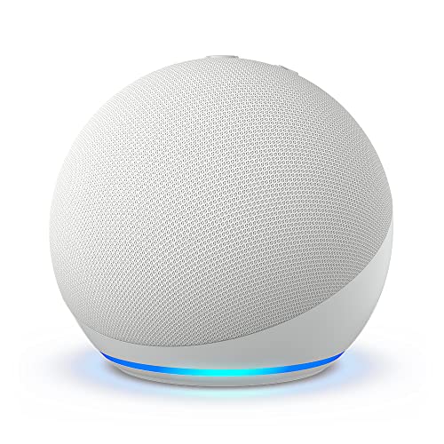 Echo Dot (5.ª generación, modelo de 2022) | Altavoz inteligente wifi y Bluetooth con Alexa, con sonido más potente y de mayor amplitud | Blanco