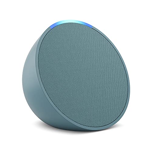 Echo Pop | Altavoz inteligente Bluetooth con Alexa de sonido potente y compacto | Verde azulado
