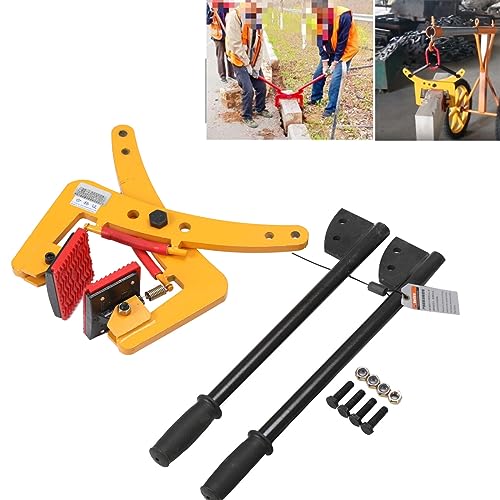 ECUTEE Alicates para bordillos, 350 kg, alicates de elevación, pinzas para bordillos, pinzas para escalones, alicates para pavimentos, pinzas para piedras, herramienta ajustable, 4-18 cm