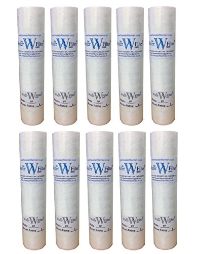 El filtro de agua Hombre 10x10 "PP (5mic) Osmosis inversa 10" Cartucho de filtro de agua Sedimento PP, 5 micras, paquete de 50