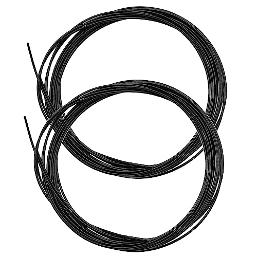 eMagTech 4 cordones de repuesto para cerraduras Twist, compatibles con BOA, compatibles con Engelbert Strauss, compatibles con Shimano, cordones elásticos, color negro, Negro , 140